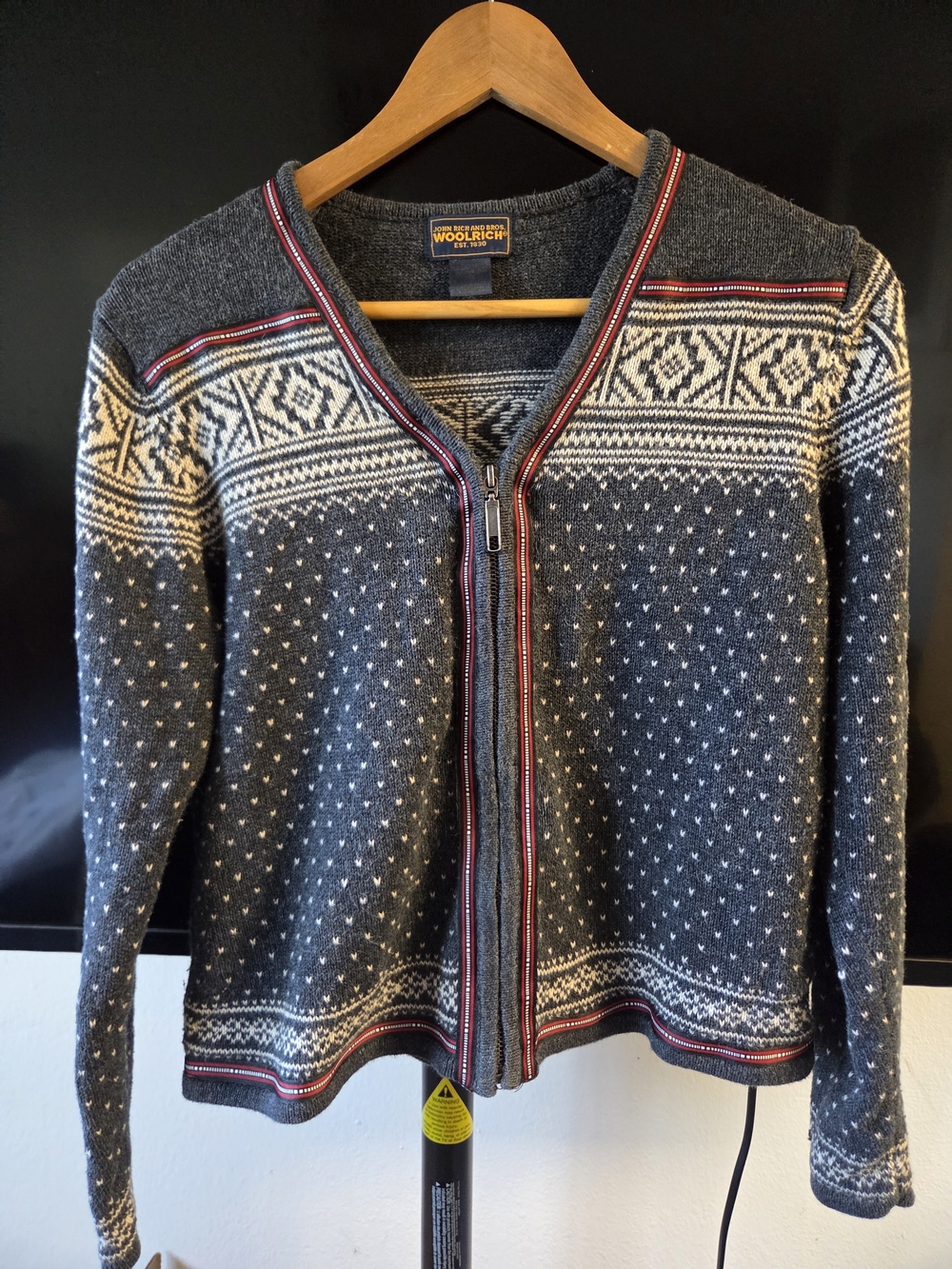 vintage Woolrich cardigan Women Size SMALL